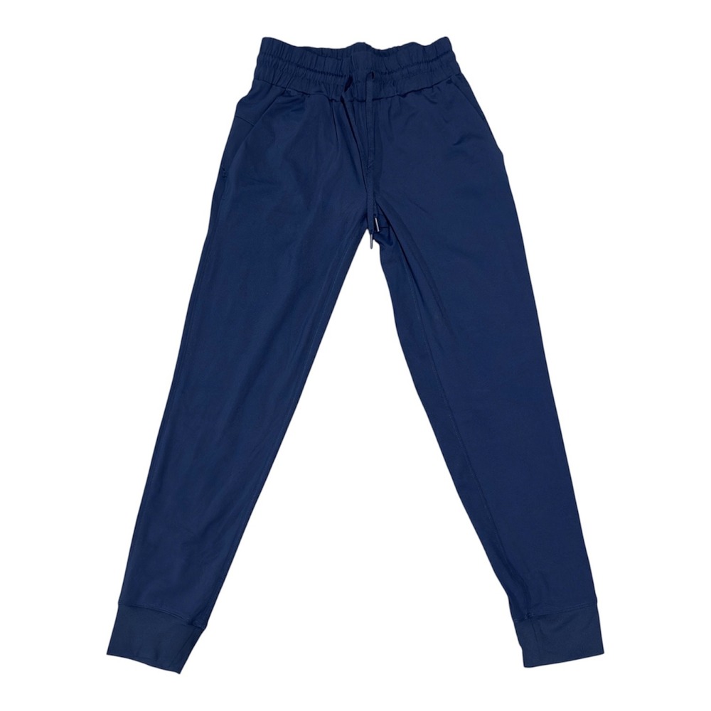 Member's Mark Womens Travel Jogger Navy Blue Stretch Active Pants XS